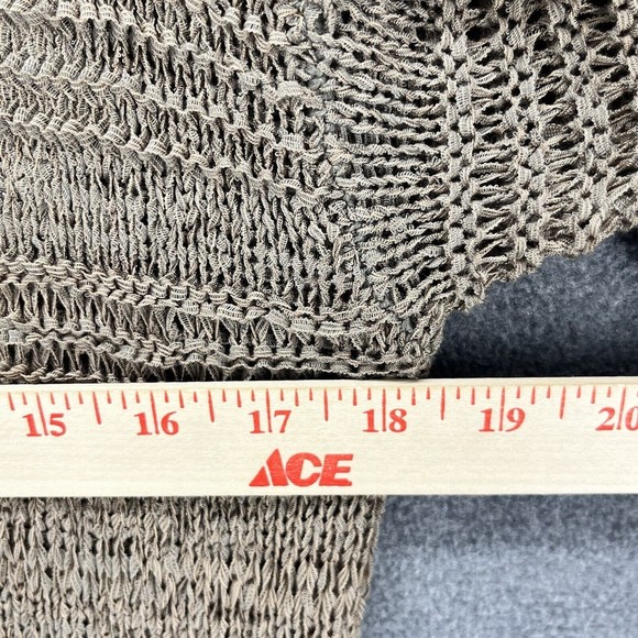 H&M Cardigan Womens Size M Brown Long Sleeve Open Knit - Picture 15 of 16